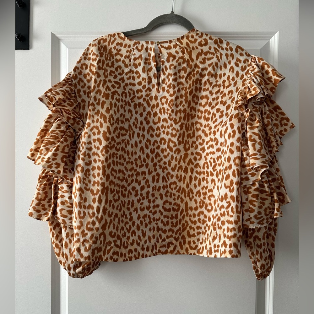 Ulla Johnson Tulia blouse, cheetah, 6 - Picture 7 of 7